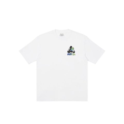 Palace TRI-SURF CO T-SHIRT WHITE
