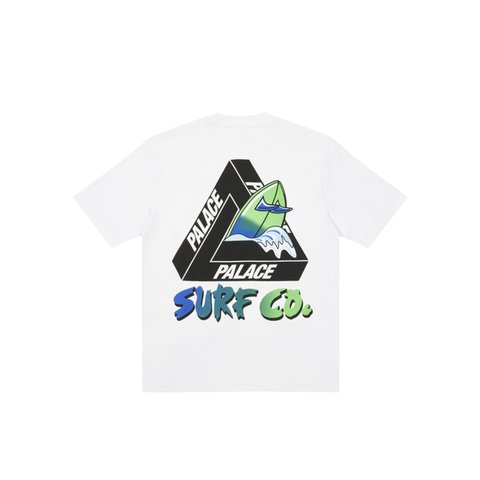 Palace TRI-SURF CO T-SHIRT WHITE - Colorway