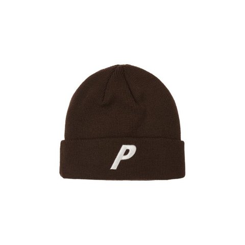 Palace 3D P BEANIE BROWN