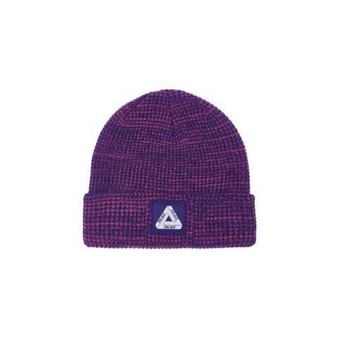 Palace TRI-FERG PATCH BEANIE PURPLE