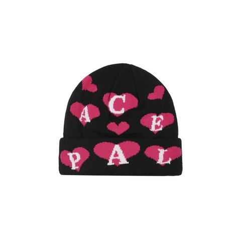 Palace LOVE ME JACQUARD BEANIE BLACK - Colorway