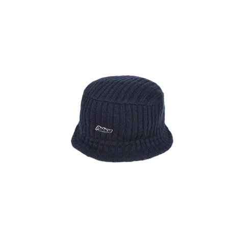 KNITTED BUCKET HAT NAVY
