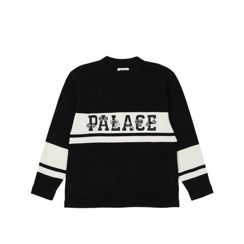 Palace CHENILLE KNIT BLACK / WHITE