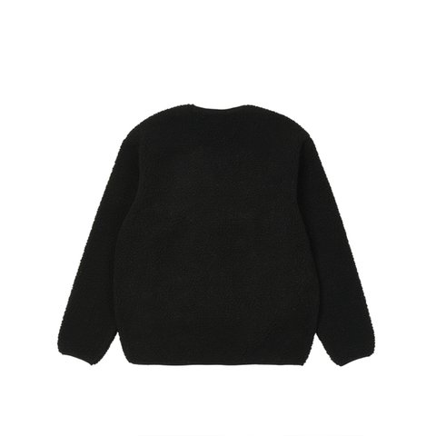Palace SHEARLING CARDIGAN BLACK - Colorway