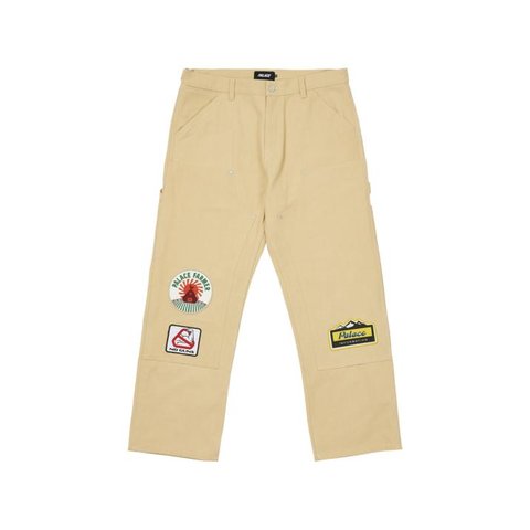 Palace BADGE WORK TROUSER SAND