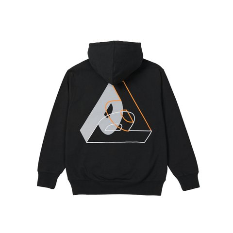 Palace BIG P HOOD BLACK - Colorway