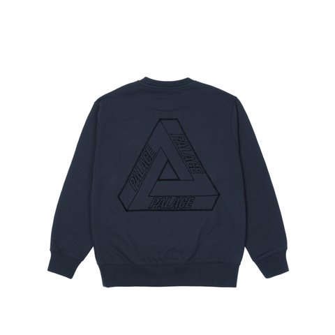Palace TRI-STITCH CREW NAVY - Colorway