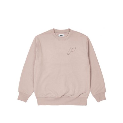 Palace TRI-STITCH CREW PINK