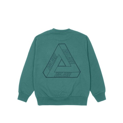 Palace TRI-STITCH CREW TEAL - Colorway