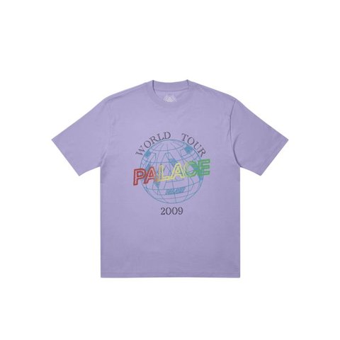 Palace WORLD TOUR T-SHIRT VIOLET
