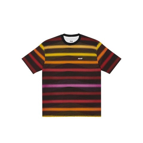 Palace WAVEY STRIPE T-SHIRT BLACK