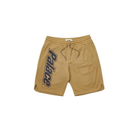 Palace LOWERCASE FONT SHORTS GOLD