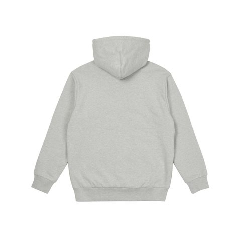 Palace FELT LETTERS ZIP HOOD GREY MARL - Colorway