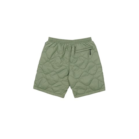 Palace PERTEX QUILTER SHORTS OLIVE - Colorway