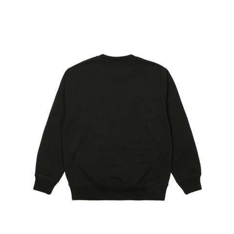 Palace POSTCODE CREW BLACK - Colorway