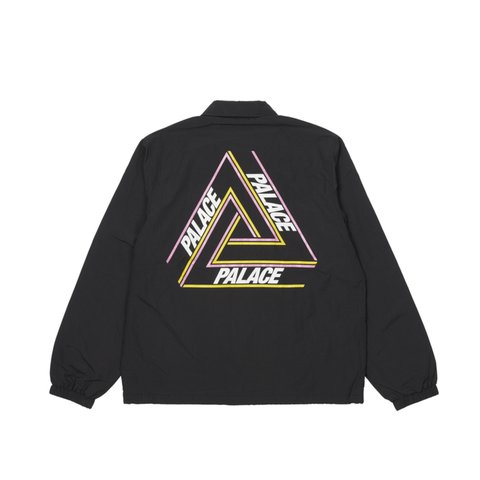 Palace TRI OUTLINE COACH JACKET BLACK - Colorway