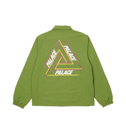 Palace TRI OUTLINE COACH JACKET GREEN - Colorway