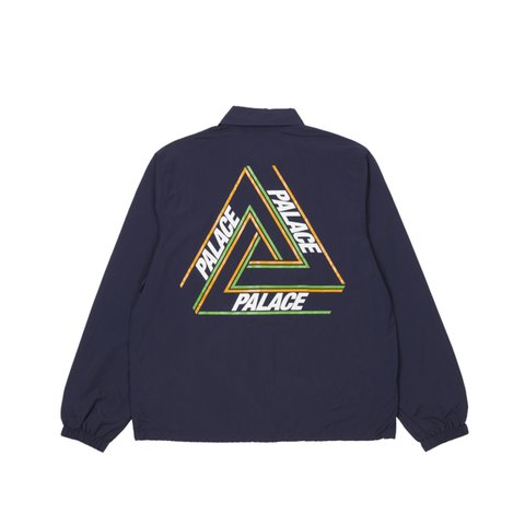 Palace TRI OUTLINE COACH JACKET NAVY - Colorway