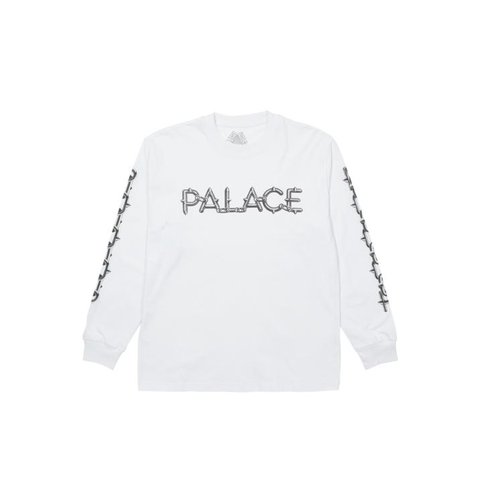 Palace SPIKE LONGSLEEVE WHITE