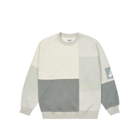 Palace COLOUR BLOCK CREW GREYS