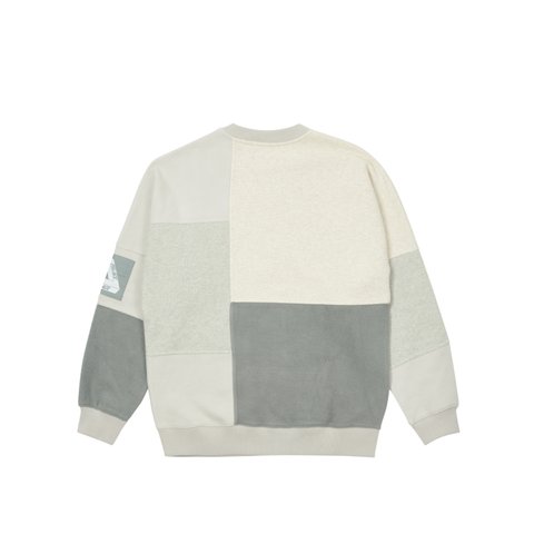 Palace COLOUR BLOCK CREW GREYS - Colorway
