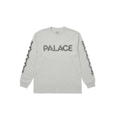 Palace SPIKE LONGSLEEVE GREY MARL