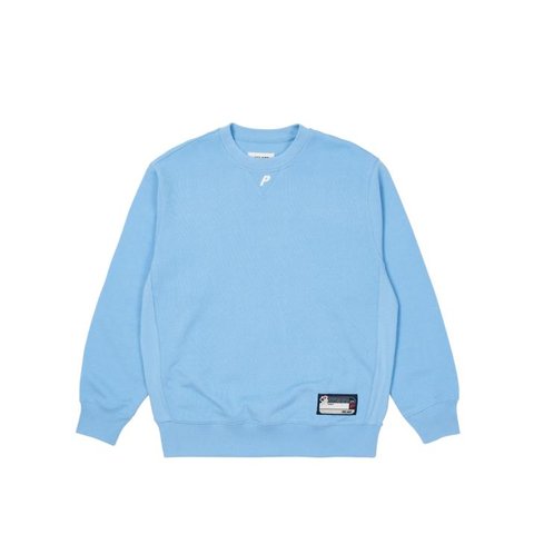 Palace P NECK CREW SKY BLUE