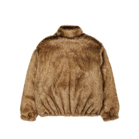 Palace FAUX FUR JACKET TAN - Colorway