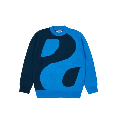Palace YIN YANG KNIT BLUE TONAL