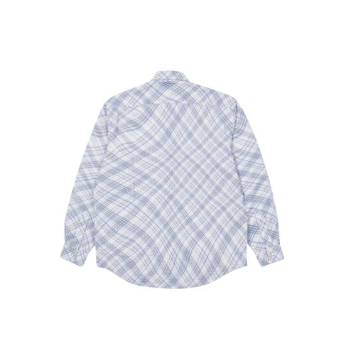 Palace WARP CHECK SHIRT BLUE - Colorway