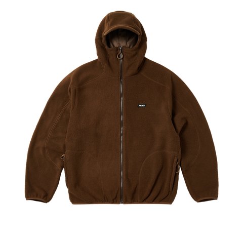 Palace PEAK FLEECE JACKET MOCHA - Colorway