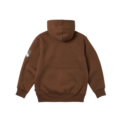 Palace FACEMASK SHEARLING THERMAL HOOD BROWN - Colorway