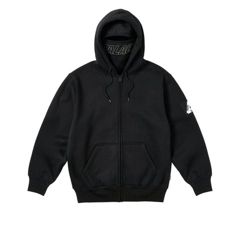 Palace FACEMASK SHEARLING THERMAL HOOD BLACK - Colorway