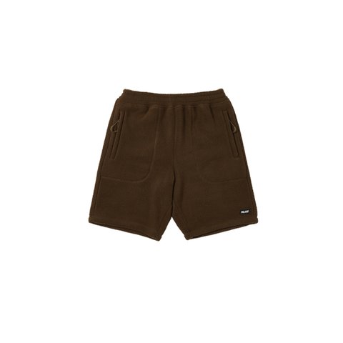 Palace PEAK FLEECE SHORT MOCHA - Colorway