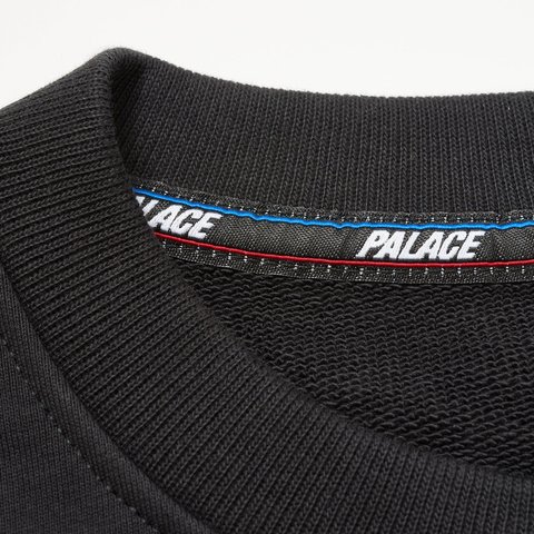 Palace BASICALLY A CREW BLACK - Colorway