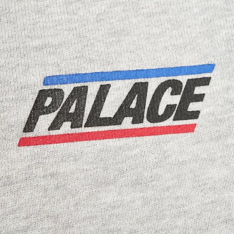 Palace BASICALLY A CREW GREY MARL - Colorway