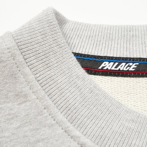 Palace BASICALLY A CREW GREY MARL - Colorway