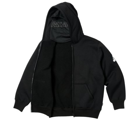 Palace FACEMASK SHEARLING THERMAL HOOD BLACK - Colorway