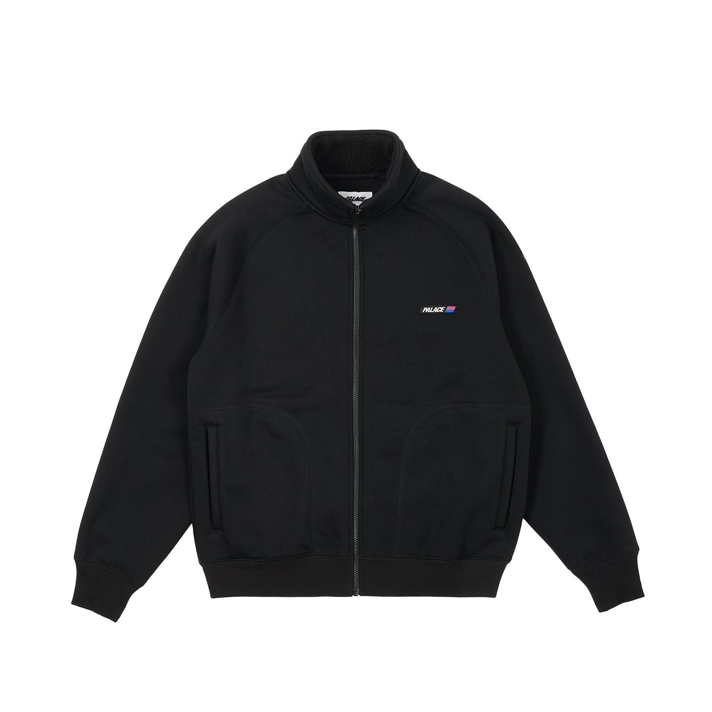 FLEECE BONDED FULL ZIP BLACK