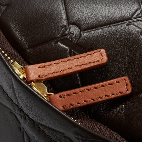 Palace PAL-M-GRAM LEATHER BACKPACK BROWN - Colorway