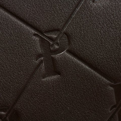 Palace PAL-M-GRAM LEATHER WASHBAG BROWN - Colorway