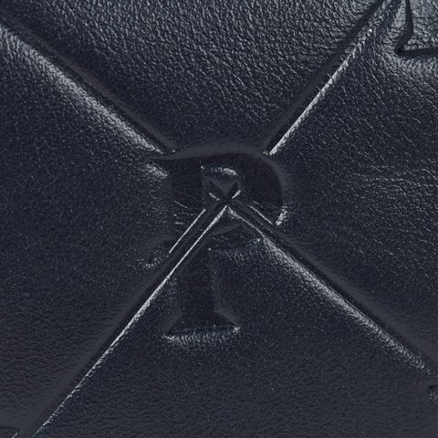 Palace PAL-M-GRAM LEATHER WASHBAG MIDNIGHT BLUE - Colorway