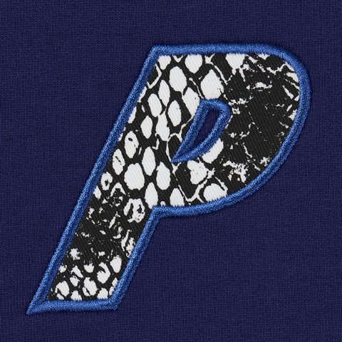 Palace P-3 SNAKE APPLIQUE HOOD NAVY - Colorway