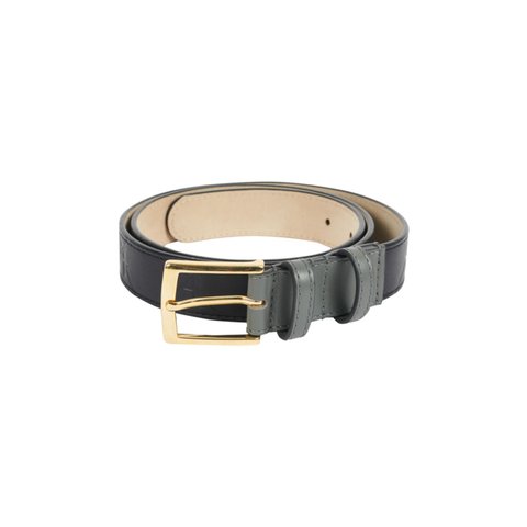 PAL-M-GRAM LEATHER BELT MIDNIGHT BLUE