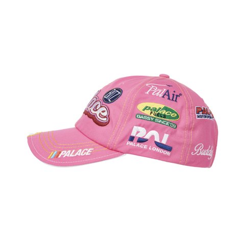 Palace PALACE TEAM RACING 6-PANEL PINK - Colorway