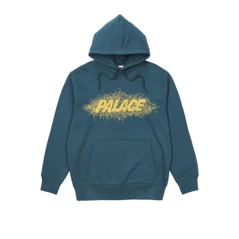 Palace SKETCHY HOOD HEAVY GREEN - Colorway