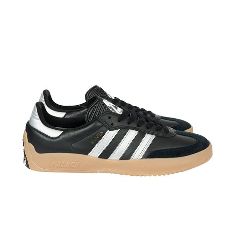 Palace ADIDAS PALACE PUIG SAMBA CORE BLACK / SILVER METALIC / GUM - Colorway
