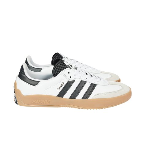 Palace ADIDAS PALACE PUIG SAMBA FTWR WHITE / CORE BLACK / GUM - Colorway