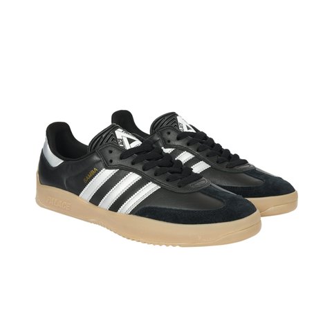 Palace ADIDAS PALACE PUIG SAMBA CORE BLACK / SILVER METALIC / GUM - Colorway