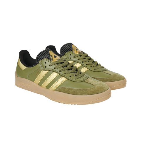 ADIDAS PALACE PUIG SAMBA FOCUS OLIVE / GOLD METALIC / GUM